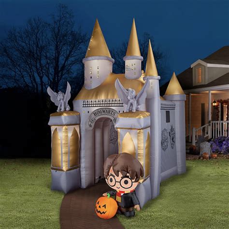 harry potter inflatable halloween|airblown harry potter castle.